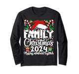 Family Christmas 2024 Matching Squad Santa Women Men Kids Long Sleeve T-Shirt