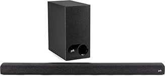 Polk Audio Signa S3 Soundbar with Wireless Subwoofer, TV Speakers for Home Cinema Sound System, Surround Sound, Dolby Digital, Built-In Chromecast, Bluetooth, Wall Mountable, Universal Compatibility