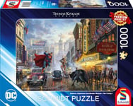 Schmidt Spiele 57589 Thomas Kinkade, Batman, Superman et Wonder Woman, 1000 Teile Puzzle, Multicolore