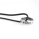 Fashion Cosplay Anime Tokyo Ghoul Ken Kaneki för Titanium Steel Ring Finger Ring