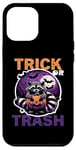 Coque pour iPhone 15 Pro Max Trick or rather Trash, Costume drôle de raton laveur 2024 Halloween