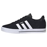 adidas Homme Daily 3.0 Leather Shoes, Core Black/Cloud White/Core Black, 43 1/3