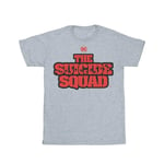 DC Comics Dam/Tjej The Suicide Squad Movie Logo Boyfriend T-shirt i bomull