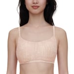 Chantelle BH Soft Stretch Padded Bralette Rosa Mönstrad nylon XS/S Dam