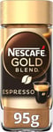 Nescafe Gold Blend Espresso Instant Coffee 6 Pack Medium Roast 95g Each Rich