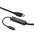 StarTech.com Câble adaptateur USB-C vers DisplayPort 4K 60 Hz de 3 m - Noir