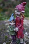 97309 FIGURINE TROLL MAMAN  ENFANT AMOUR CALIN   FEE  PIXIE ELFE PIXIES KORRIGAN