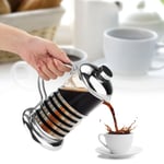 Portable Stainless Steel Glass French Press Coffee Cup Pot P 800ml