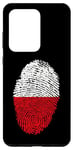 Coque pour Galaxy S20 Ultra Drapeau du Tyrol Empreinte digitale Autriche