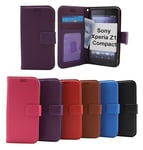 New Standcase Wallet Sony Xperia Z1 Compact (D5503) (Lila)