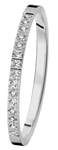 Kohinoor vitguld Nova 1.5 mm diamantring 033-612V-07-160