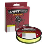 SPIDERWIRE Scs6y-125 Stealth Hi-Vis 0,12 mm Unisexe, Jaune Haute visibilité, 6lb-125yd