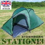 STATION13 STORMBORN - 2 Person Camping Tent- Semi-Geodesic Design - 3.5kg - NEW