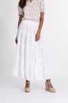 Vendla Voile Maxi Skirt - White