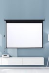 84" Electric Projector Screen with Remote Control