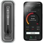 CHEF iQ Sense Smart Wireless Meat Thermometer with Ultra-Thin Probe, Unlimited Range Bluetooth Meat Thermometer, Digital Food Thermometer for Remote Monitoring of BBQ Grill, Oven, Smoker, Air Fryer