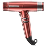 Gama IQ Lite Rouge Sèche-Cheveux 1600W Avec 2 Embouts Diffuseurs