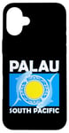 iPhone 16 Plus Flag of Palau South Pacific Spotted Shark Case