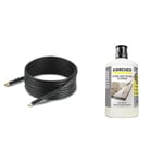 Kärcher Replacement 9 m High Pressure Hose, Quick Connect System Pressure Washer Accessory for K2-K7 Series Machines & 62957650 3-in-1 Stone Plug and Clean, Black, Unscented, 1L