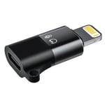 Lightning til USB-C hun - OTG adapter - Sort