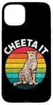 Coque pour iPhone 15 Plus Cheeta It Graphique Fast Cheetah Wildlife Runner