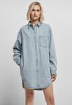 Urban Classics Oversized jeansklänning dam (tintedlightbluewashed,5XL)