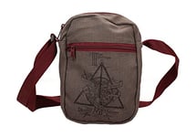 SD toys Bolsa Pequeña Tela Canvas Deathly Hallows, Petit Sac Reliques de la Mort Toile Harry Potter Mixte Adulte, Multicolor