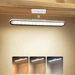 Lampe Led Sous Meuble De Cuisine, Tactile À Intensité Variable 28 Led, Éclairage D'Armoire Avec Batterie, Rechargeable Par Usb Éclairage Magnétique Pour Cuisine Salle De Bain