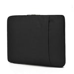 DOT. Laptop Sleeve Compatible with Acer Spin 5 (SP513-52) and Any Other 13-13.3 inch Notebook MacBook Chromebook Protective Vertical Soft Carrying Case Cover - Black