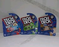 Tech Deck 25 Years Skateboard Finger Board Blister Packs- Alien Ect X 3 FAST P&p