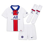 Nike PSG LK NK BRT KIT AW Ensemble de Football Mixte Enfant, White/(Old Royal) (Full Sponsor), FR : XL (Taille Fabricant : XL)