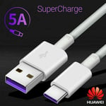 5A Huawei HL-1289 Fast USB-C Data Charger Cable For Huawei Mate 20 10