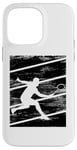 Coque pour iPhone 14 Pro Max Joueur de badminton Raquette Sports