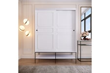 Elesham Garderobe 57x150 - Hvit Garderobeskap & klesskap