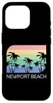 Coque pour iPhone 16 Pro Newport Beach California Surf Vintage Cali SoCal Orange Co