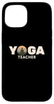 iPhone 15 yoga teacher sunset for men or women on a yoga retreat Case