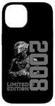 Coque pour iPhone 14 LIMITED EDITION 2008 BIKER MOTO 17ème ANNIVERSAIRE