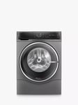 Bosch Series 8 WNC254ARGB Freestanding Washer Dryer, 10.5/6kg Load, 1400rpm Spin, with Autodose, Graphite