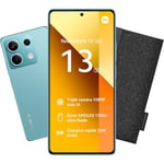 Xiaomi Bundle REDMI Note 13 5G 8/256 + Etui Gris Foncé, Ecran de 6.67'', Smartphone Débloqué, Batterie mAh 5000, Mémoire ROM 256 GO,RAM 8 GO, Android 13, Ocean Teal