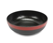 Japanese Lacquer Food Bowl, Noodle/Rice Bowl, Black & Red, 20cm, Made in Japan