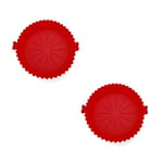 2 pièces Panier De Fritteuse A Air Universal, Moulin De Cuisson Pour Fritteuse À Air, Fritteuse À Air Panier Silicone, PotEn Silicone AirFryer pour Air Fryer, Air Fryer Accessoires