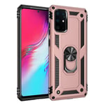 Samsung Galaxy S20 Plus      Military Armour Case    RoseGold