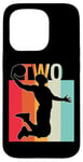 Coque pour iPhone 15 Pro Cadeau rétro joueur de basket-ball 2 ans pour hommes, garçons et enfants