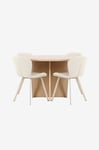 Venture Home - Matbord Strada med Lilja-stol - Beige