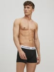 JackandJones 3-pack svart/vita boxershorts (Black Black - Black,L)