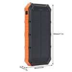 Solar Portable Charger 30000mAh Fast Charging Solar Power Bank W/LED UK
