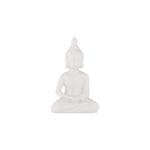 Vit Buddha-figur 17 cm