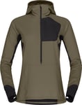 Norrøna Senja Warm1 Hood W's olive night S