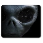 Computer Mouse Mat - Alien Face Eye Extraterre?strial Office Gift #14291