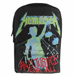 Metallica Black Metallica - Justice For All Album Artwork Backpack Unisex